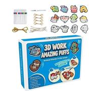 Art Painting Kit | Educational Toy Interactive Activity | Kids Foam Texture Blank Painting Kit | Low In The Dark Ṕainting Set For Kids For Boys Girls Teens Students Home School Dorm Classroom
