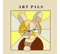 Art Pals: Cute & Funny Coloring Book for Kids, Teens & Adults - 32 Adorable Pages Inspired by Famous Paintings: Relaxing Animal Art for Stress Relief and Creativity