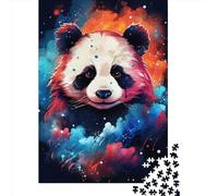 Art Panda Animals Puzzle 1000 Pièces Cadeau Unique Jeu Éducatif Challenge Toy À De Qualité Supérieure Peinture Art pour Adultes Et Enfants À Partir De 14 Ans 1000pcs (38x26cm)