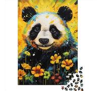 Art Panda Animals Puzzle 1000 Pièces Educa Jouet en Bois Divertissement Créatif Décoration Intérieure Jeu Éducatif Challenge Toy Adultes Et Enfants À Partir De 14 Ans 1000pcs (38x26cm)