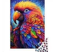 Art Parrot Animal Puzzles 1000 Pieces Cadeau Unique Jeu Éducatif Défi Jouet À De Qualité Supérieure Peinture Art pour Adultes Et Enfants 1000pcs (75x50cm)