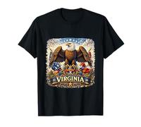 Art patrimonial de la Virginia Eagle Virtus State Pride T-Shirt