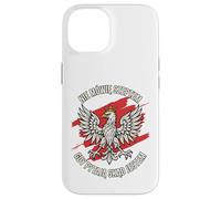 Art Patriote avec Citation de la fierté audacieuse de l'aigle polonais Coque pour iPhone 14