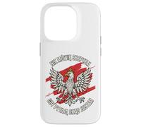 Art Patriote avec Citation de la fierté audacieuse de l'aigle polonais Coque pour iPhone 14 Pro