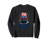 Art Patriotique du Hockey Puck Nation Pride Sweatshirt