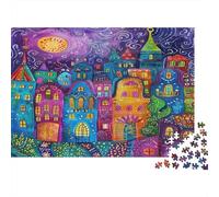Art Paysage cité_1 Puzzle 1000 Pièces Adulte avec Emboîtement Parfait,Jeu De Puzzle Jeu De Famille Amusant Et Stimulant pour Se Détendre Après Le Travail,Idée Cadeau Original 70x50cm/1000pcs
