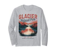 Art paysager du Parc National des Glaciers d'Amérique Manche Longue