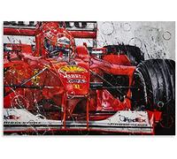 Art Peinture sur Toile Michael Schumacher Poster Legend of F1 Race pour décor de Chambre Muralimpression Affiches Photos 23.6"x35.4"(60x90cm) sans Cadre