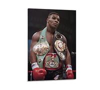 Art Peinture sur Toile sans Cadre Mike Tyson American Professional Boxer Sports Chambre familiale Moderne Poster 60x90cm
