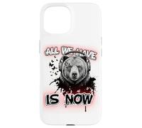Art philosophique de l'ours - Graphique Musical inspirant Coque pour iPhone 15