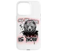 Art philosophique de l'ours - Graphique Musical inspirant Coque pour iPhone 15 Pro Max