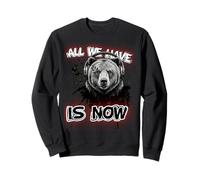 Art philosophique de l'ours - Graphique Musical inspirant Sweatshirt