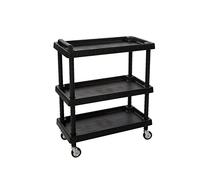 Art Plast D + 75373 multimédia Chariot Noir multimédia Cart/Support multimédia - Chariots et Supports (920 mm, 750 mm, 375 mm, Plastique, Noir, 755 mm)