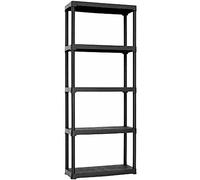 Art Plast - Étagère en plastique, noir, noir, T90/5