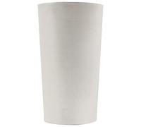 Art Plast Nova Vita Línea Tiziano Pot à Fleurs Conique Haute Ø 30 cm h 52 cm, Blanc