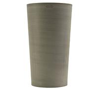 Art Plast Nova Vita Línea Tiziano Pot de Fleurs Conique Haute Ø 30 cm h 52 cm, Gris Clair
