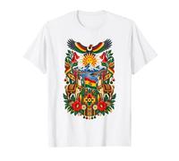 Art Populaire Bolivie Patrimoine des Lamas andins T-Shirt