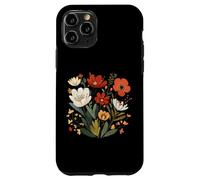 Art Populaire scandinave Fleurs Cottagecore Nature Top Coque pour iPhone 11 Pro