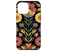 Art Populaire scandinave Fleurs Cottagecore Nature Top Coque pour iPhone 12 Pro Max