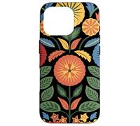 Art Populaire scandinave Fleurs Cottagecore Nature Top Coque pour iPhone 16 Pro