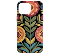 Art Populaire scandinave Fleurs Cottagecore Nature Top Coque pour iPhone 16 Pro Max
