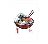 Art-Poster - Great ramen wave White version - Vincent Trinidad - Format : 50 x 70 cm