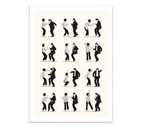 Art-Poster - Pulp Fiction Dancing - Nour Tohme - Format : 50 x 70 cm