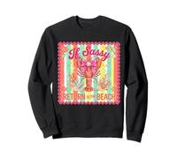 Art Preppy côtier de Sassy Lobster Beach Sweatshirt
