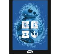 Art Print 30X40 Cm Star Wars Episodio IX Bb-8 Blue G