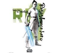 Art Print 30X40 Cm Star Wars Episodio IX Rey Resistance Hero G