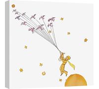 ART PRINT CAFE' - Decoration Murale, Tableau de Antoine De Saint-Exupéry, Petit Prince I - Impression sur Toile 40x40 cm