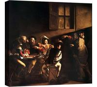 ART PRINT CAFE' Le Caravage, La vocation de saint Matthieu, 50x50