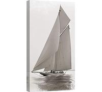 Art Print Café - Tableau Bateau à Voile - Impression sur Toile - Le Reliance - 35 x 70 cm