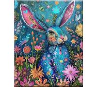 Art Puzzle - Colorful Flowers and Animals Painitng - Jouets De Défi Personnalisés pour Adultes - Jeux De Réduction du Stress en Famille Gifts - 1000 Pièces Puzzle Zx652Aw