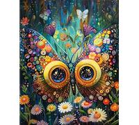 Art Puzzle - Colorful Flowers and Animals Painitng - Jouets De Défi Personnalisés pour Adultes - Jeux De Réduction du Stress en Famille Gifts - 1000 Pièces Puzzle Zx657Aw