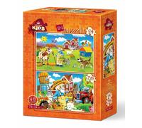 ART PUZZLE Happy Farmer Puzzle 24+35 pièces