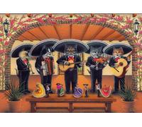ART PUZZLE Puzzle chat groupe flamenco 500 pièces