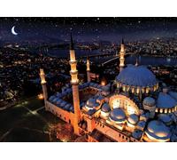 Art Puzzle Puzzle Neon - Blue Mosque - Teile