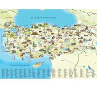 ART PUZZLE Puzzle Turquie : carte culturelle 260 pièces