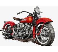 Art Puzzle - Retro Motoss Racings Affiches - Jeu De Décompression Familial - Adult Alzheimer Gifts - Wall Decor - 1000 Pièces Puzzle Gifts Zx474Aw