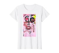 Art Rebel T-Shirt Graphique avec Valeur, Femme, Blanc, XS