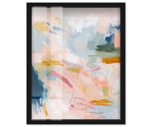 Art Remedy Cotton Candy Sky IV Décoration murale avec cadre noir 40,6 x 50,8 cm