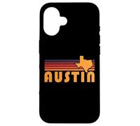 Art rétro Austin Texas Vintage années 70 Sunset Silhouette Art Coque pour iPhone 16