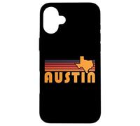 Art rétro Austin Texas Vintage années 70 Sunset Silhouette Art Coque pour iPhone 16 Plus