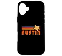 Art rétro Austin Texas Vintage années 70 Sunset Silhouette Art Coque pour iPhone 16 Plus
