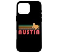 Art rétro Austin Texas Vintage années 70 Sunset Silhouette Art Coque pour iPhone 16 Pro Max