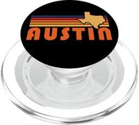 Art rétro Austin Texas Vintage années 70 Sunset Silhouette Art PopSockets PopGrip pour MagSafe