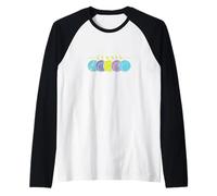Art rétro de balles de Tennis Pastel Manche Raglan