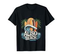 Art rétro de South Laguna South County of Orange Surfboards T-Shirt