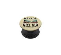 Art rétro du Paysage désertique du Nevada PopSockets PopGrip Adhésif